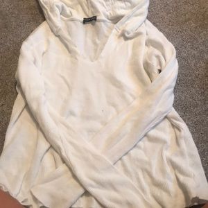 brandy melville thermal hoodie